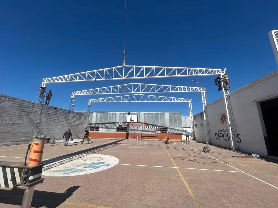 Obra Polideportivo Municipal Techado