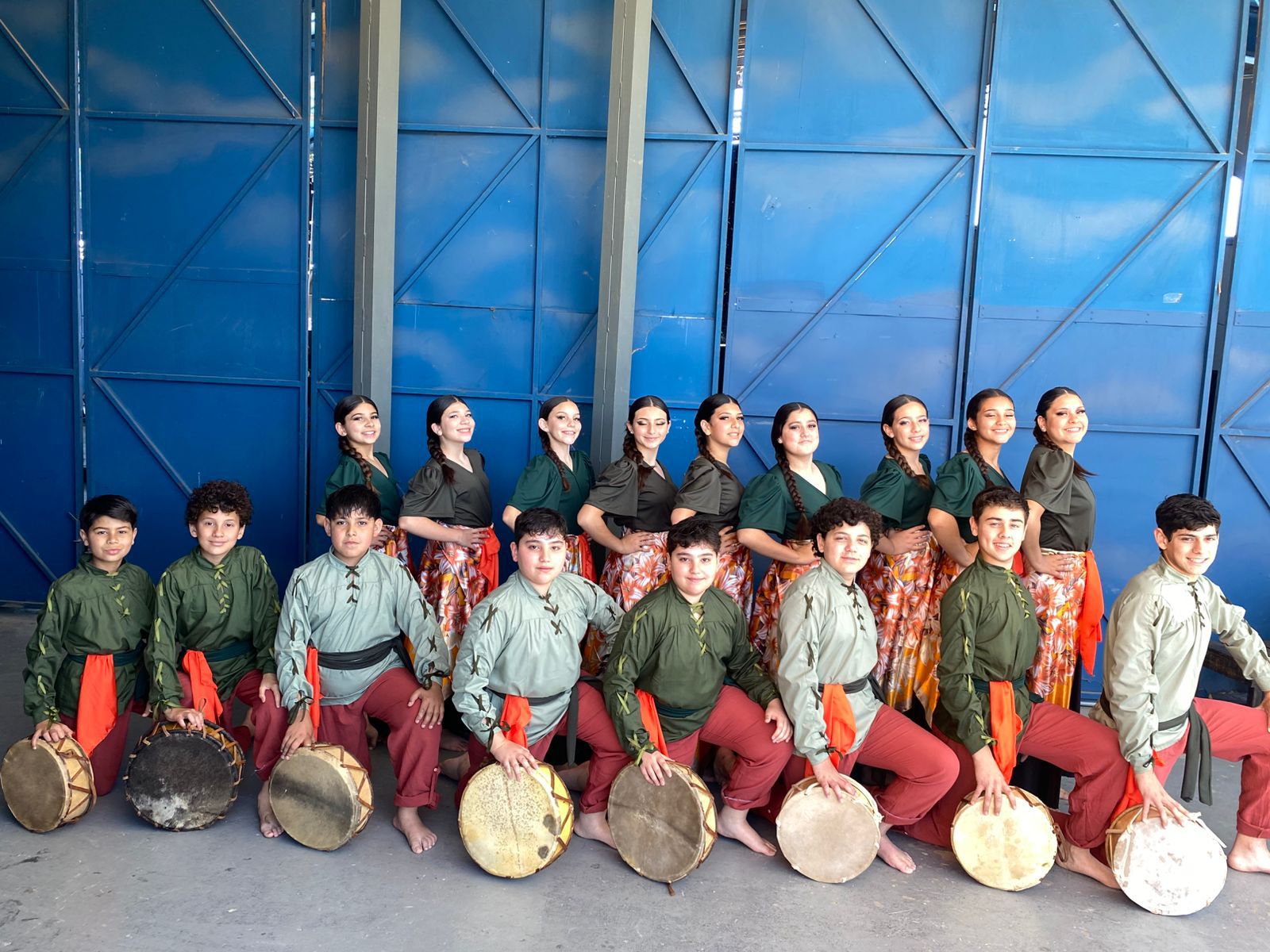 La Academia Fortín Tránsito en la Plaza Próspero Molina