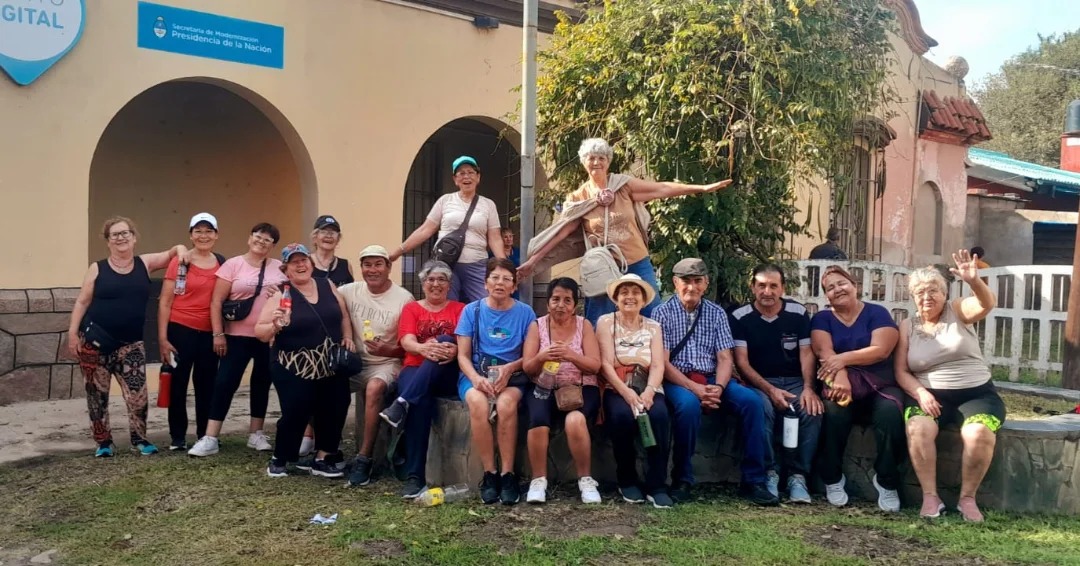 Nuestros adultos mayores disfrutando de sus vacaciones